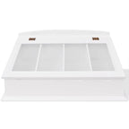Cubertero estilo barroco MDF blanco