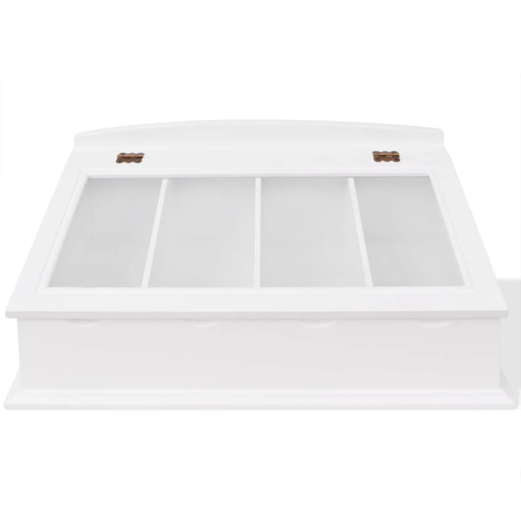 Cubertero estilo barroco MDF blanco