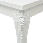 Mesa de centro blanco brillante 100x60x42 cm