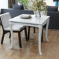High gloss white dining table 116x66x76 cm