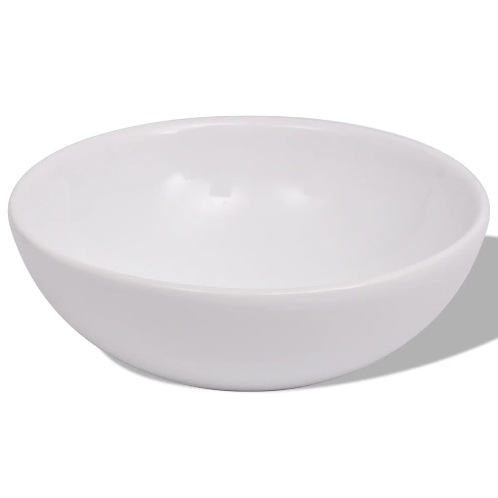 Conjunto de muebles de baño con lavabo y grifo 4 piezas beige