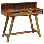 Escritorio de madera maciza reciclada