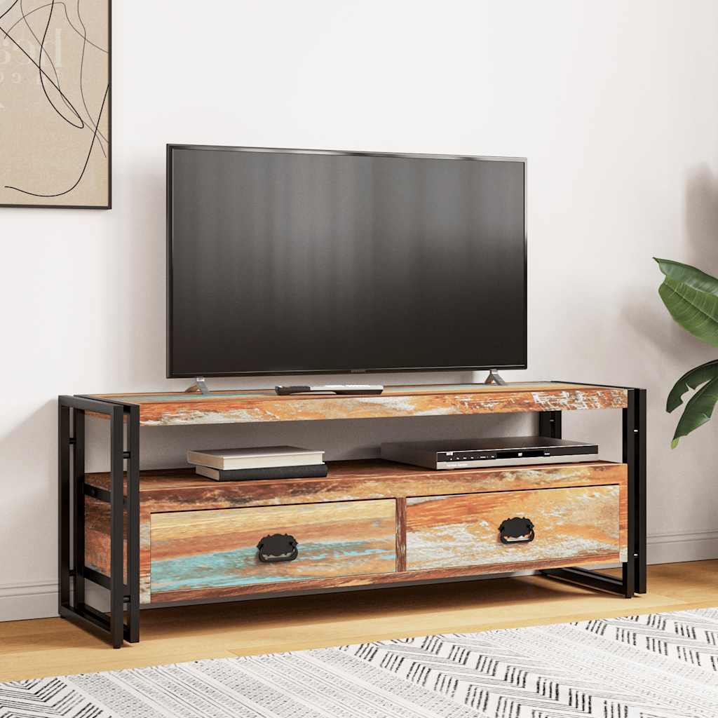 Mueble de TV madera maciza reciclada