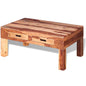 Mesa de centro de madera maciza de acacia