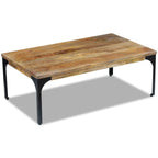 Mesa de centro madera de mango 100x60x35 cm