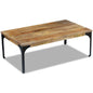 Mesa de centro madera de mango 100x60x35 cm
