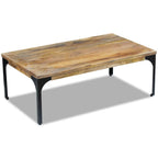 Mesa de centro madera de mango 100x60x35 cm