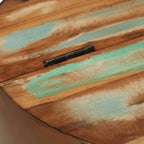 Set mesa de centro forma cuenco 2 uds madera maciza reciclada