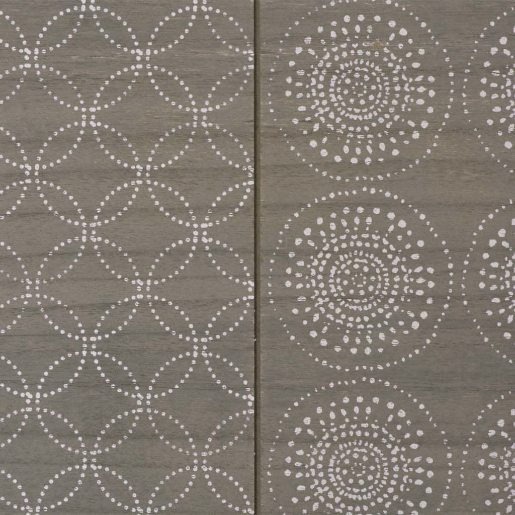 Mesa consola gris 90x30x71,5 cm