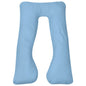 Almohada de embarazo 40x170 cm azul claro