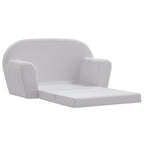 Sillón desplegable para niños gris claro