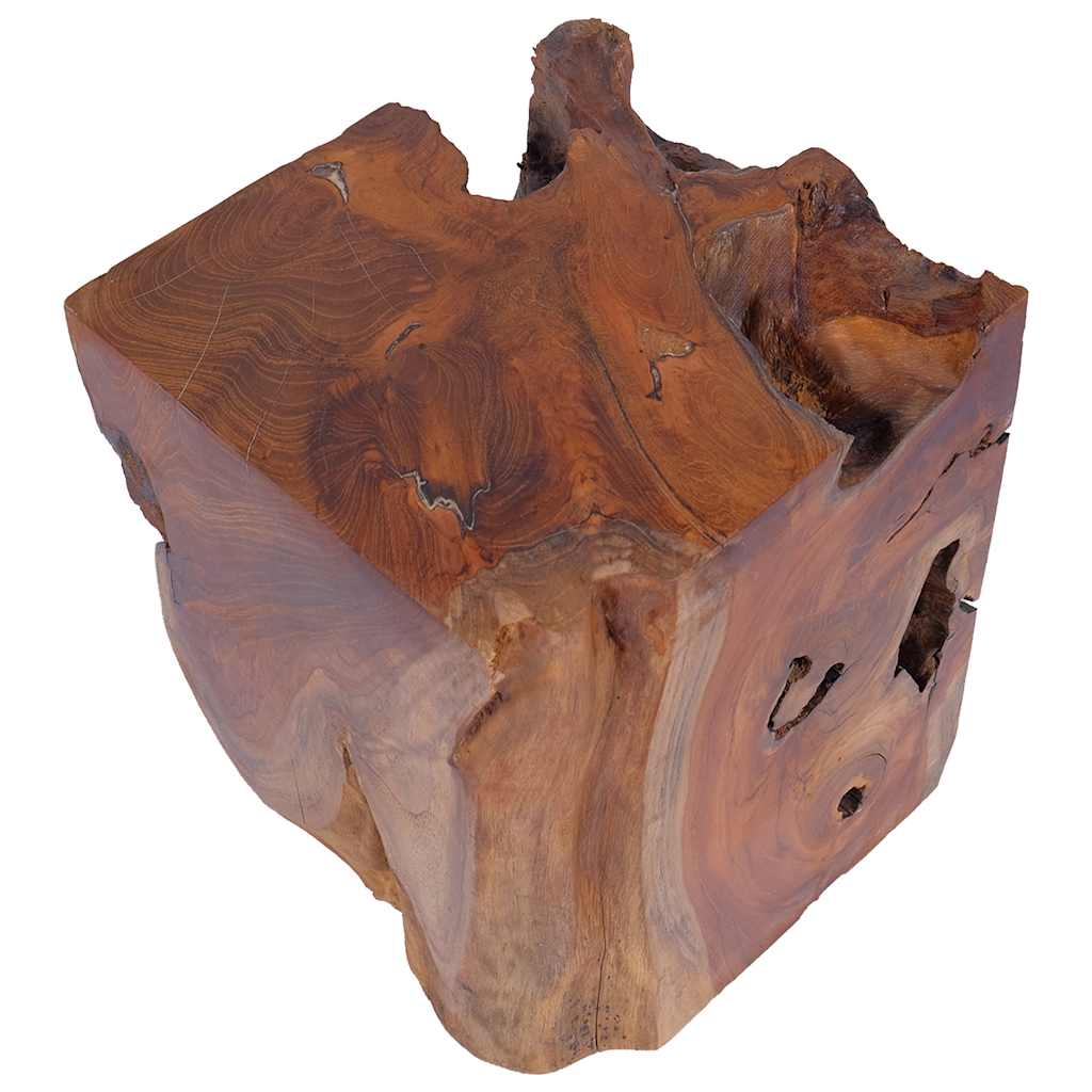 Taburete de madera maciza de teca