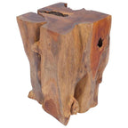 Taburete de madera maciza de teca
