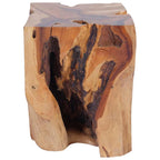 Taburete de madera maciza de teca
