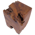 Taburete de madera maciza de teca