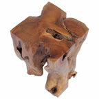 Taburete de madera maciza de teca
