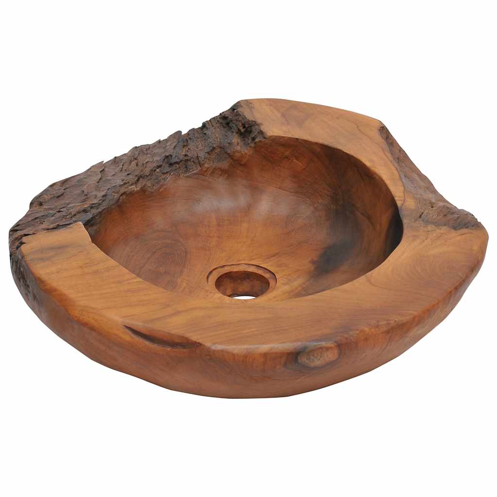 Lavabo de teca maciza 45 cm