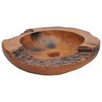 Lavabo de teca maciza 45 cm