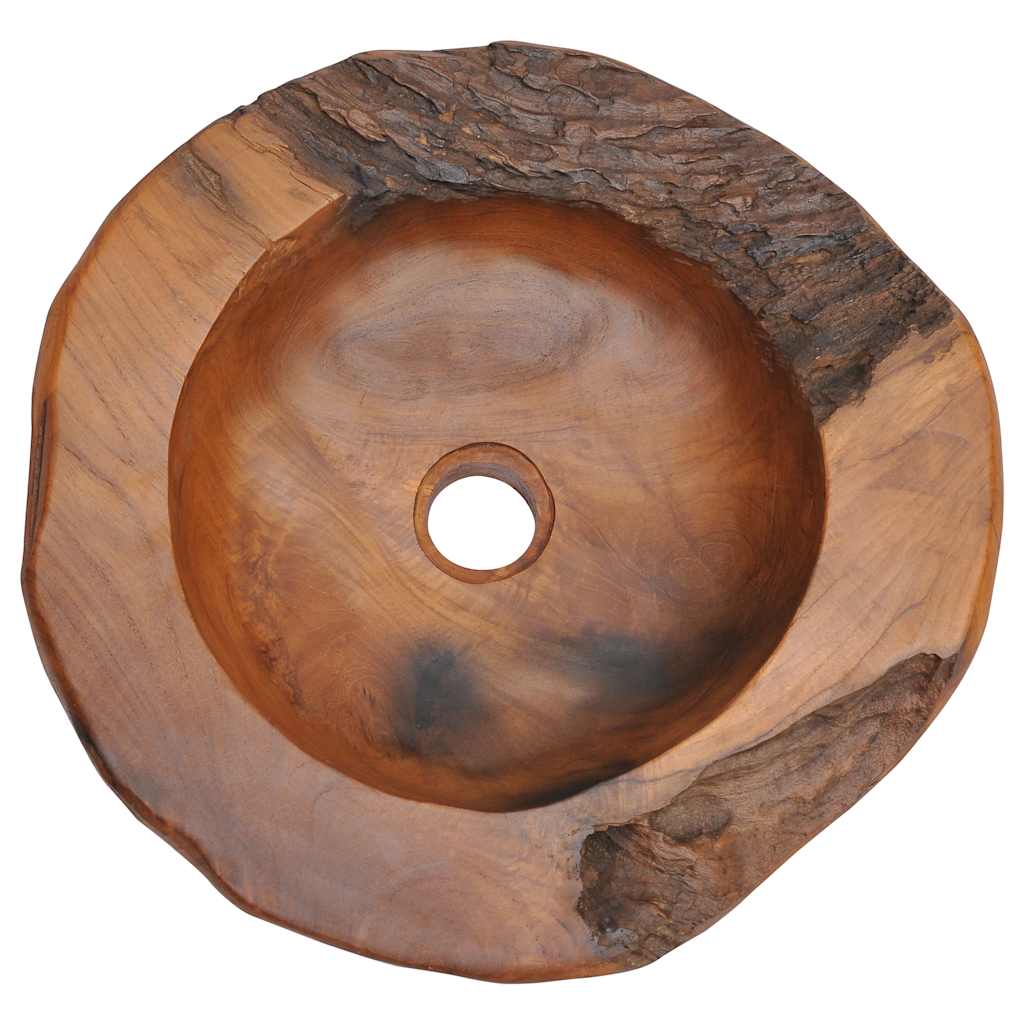 Lavabo de teca maciza 45 cm