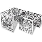 Conjunto de mesas auxiliares 2 pcs Gris Hormigón
