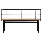 Banco de madera maciza de mango 120x40x70 cm