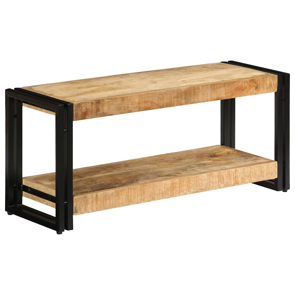 Mueble para TV madera maciza de mango 90x30x40 cm
