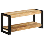 Mueble para TV madera maciza de mango 90x30x40 cm