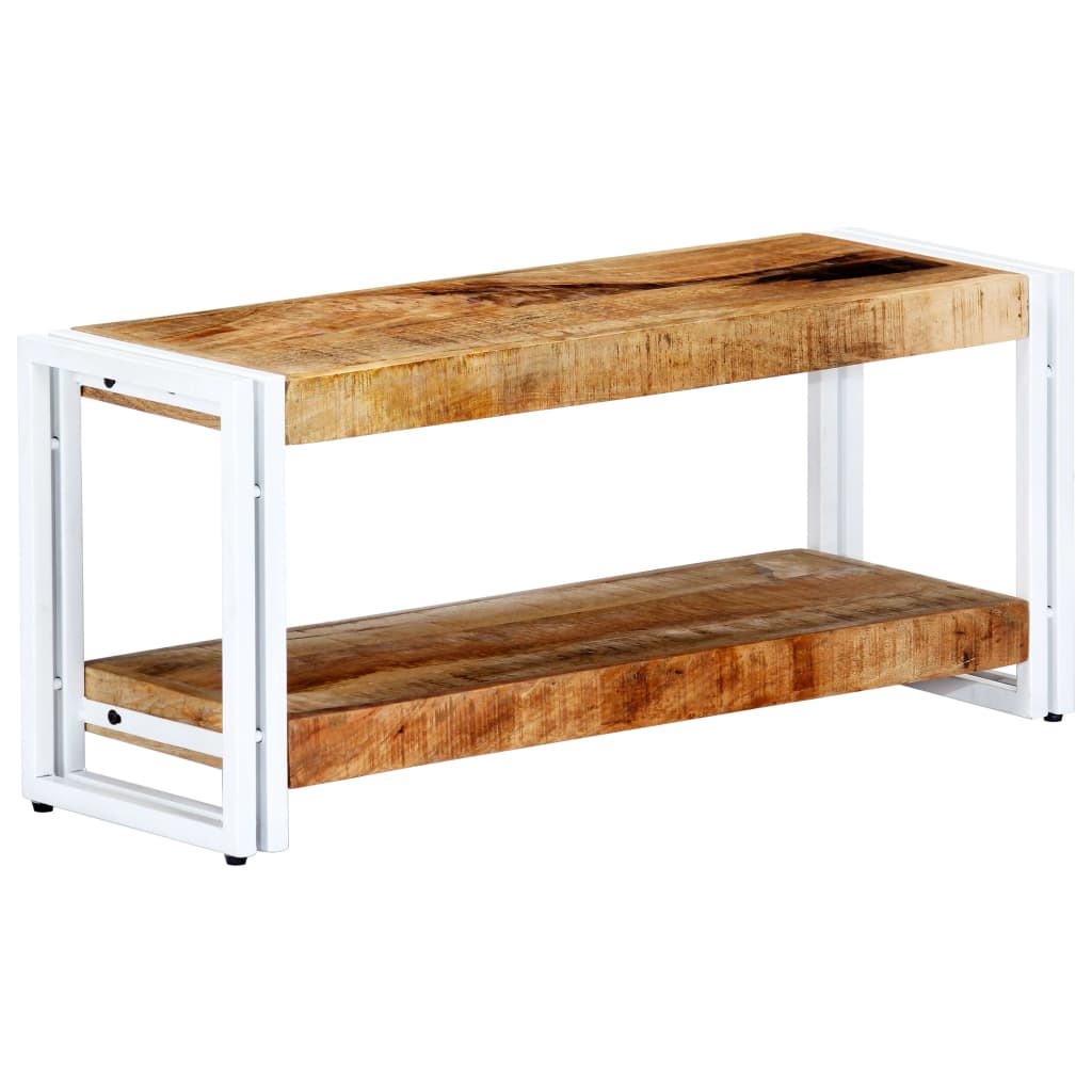 Mueble para TV de madera maciza de mango 90x30x40 cm