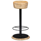 Taburetes de cocina 2 unidades madera maciza de mango