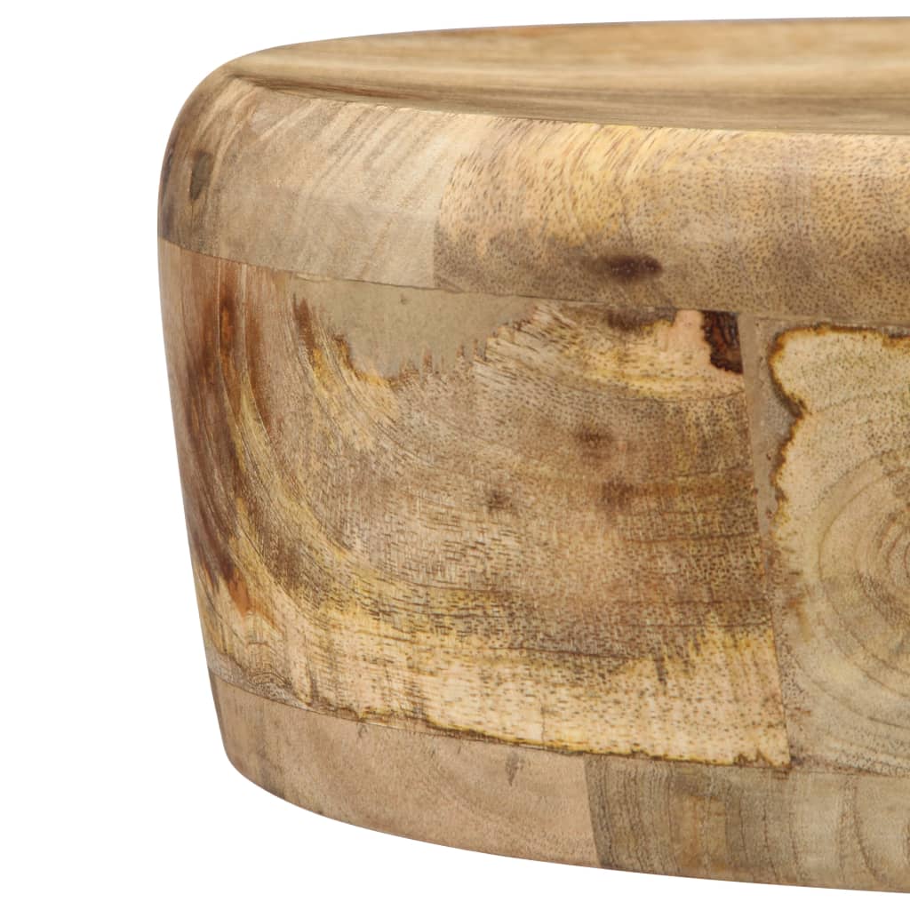 Taburetes de cocina 2 unidades madera maciza de mango