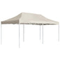 Folding gazebo with walls, anthracite gray aluminum, 4.5x3 m