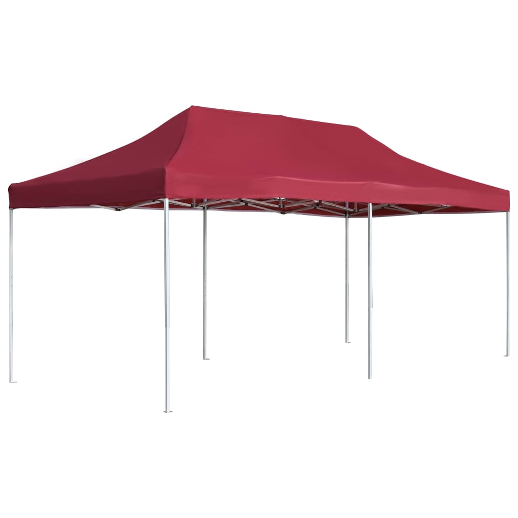 Carpa plegable con paredes aluminio gris antracita 4,5x3 m