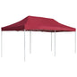 Folding gazebo with walls, anthracite gray aluminum, 4.5x3 m