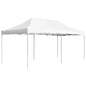 Folding gazebo with walls, anthracite gray aluminum, 4.5x3 m