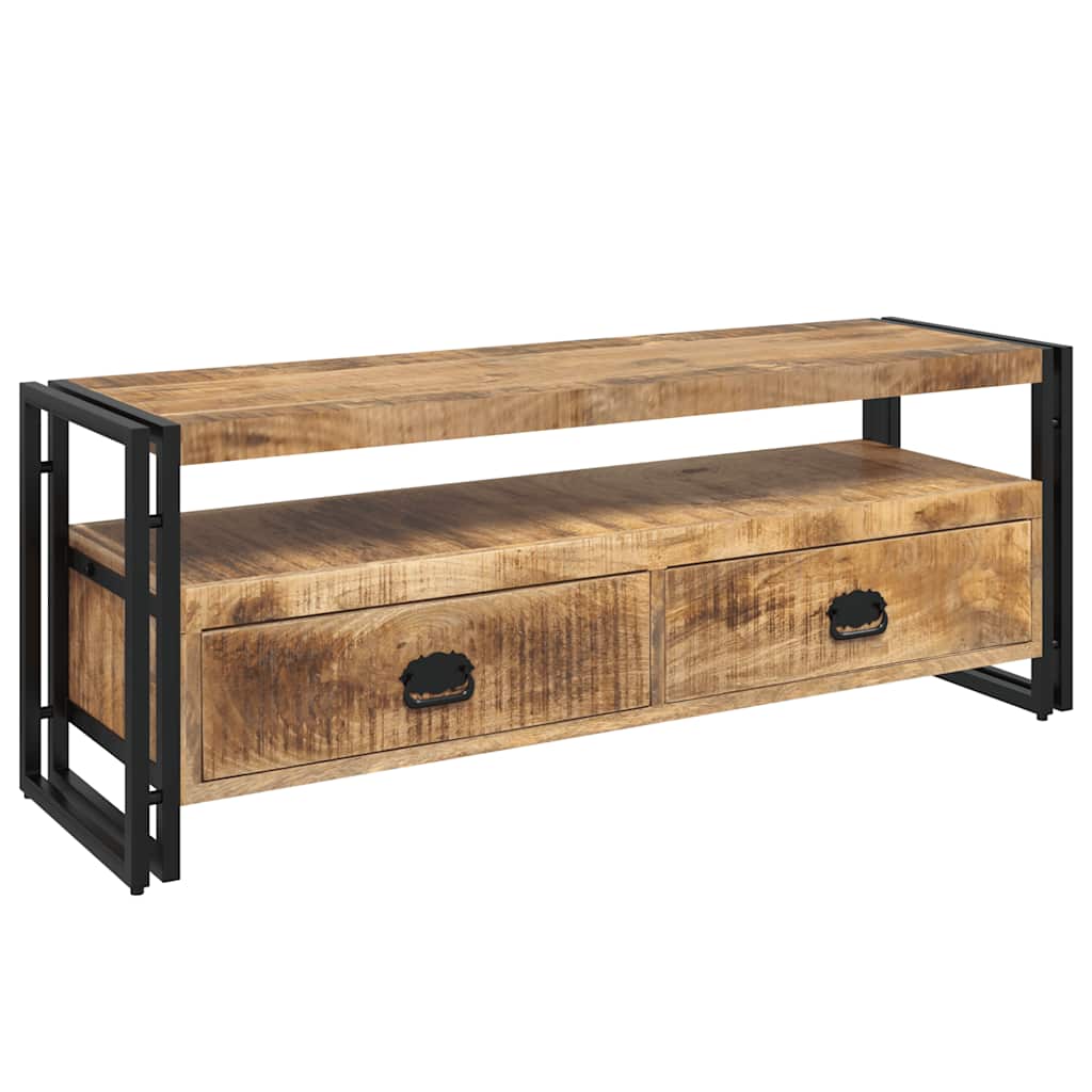 Mueble para TV madera maciza de mango 120x35x45 cm