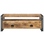 Mueble para TV madera maciza de mango 120x35x45 cm