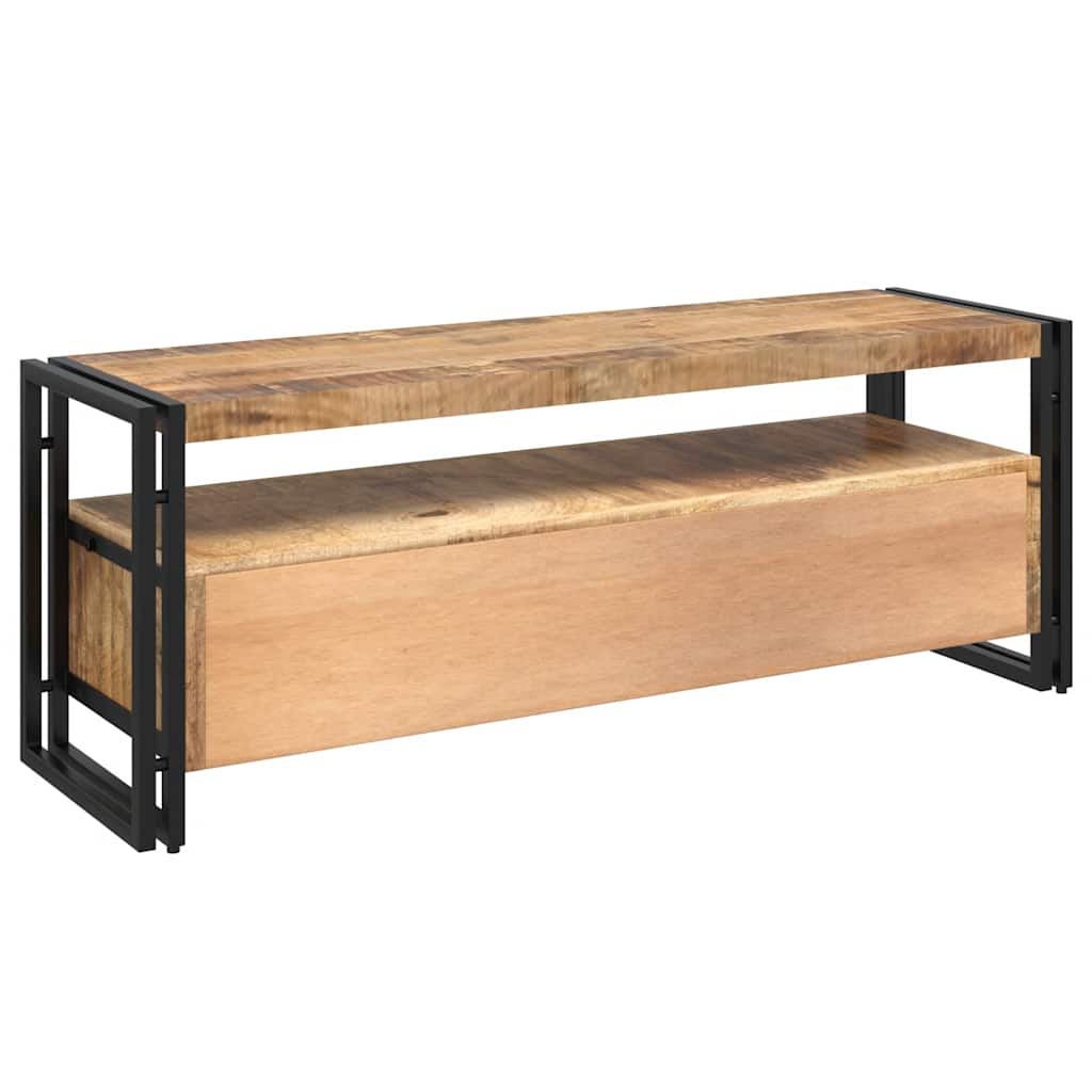 Mueble para TV madera maciza de mango 120x35x45 cm