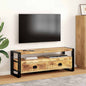 Mueble para TV madera maciza de mango 120x35x45 cm