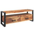 Mueble para TV madera maciza de acacia 120x35x45 cm