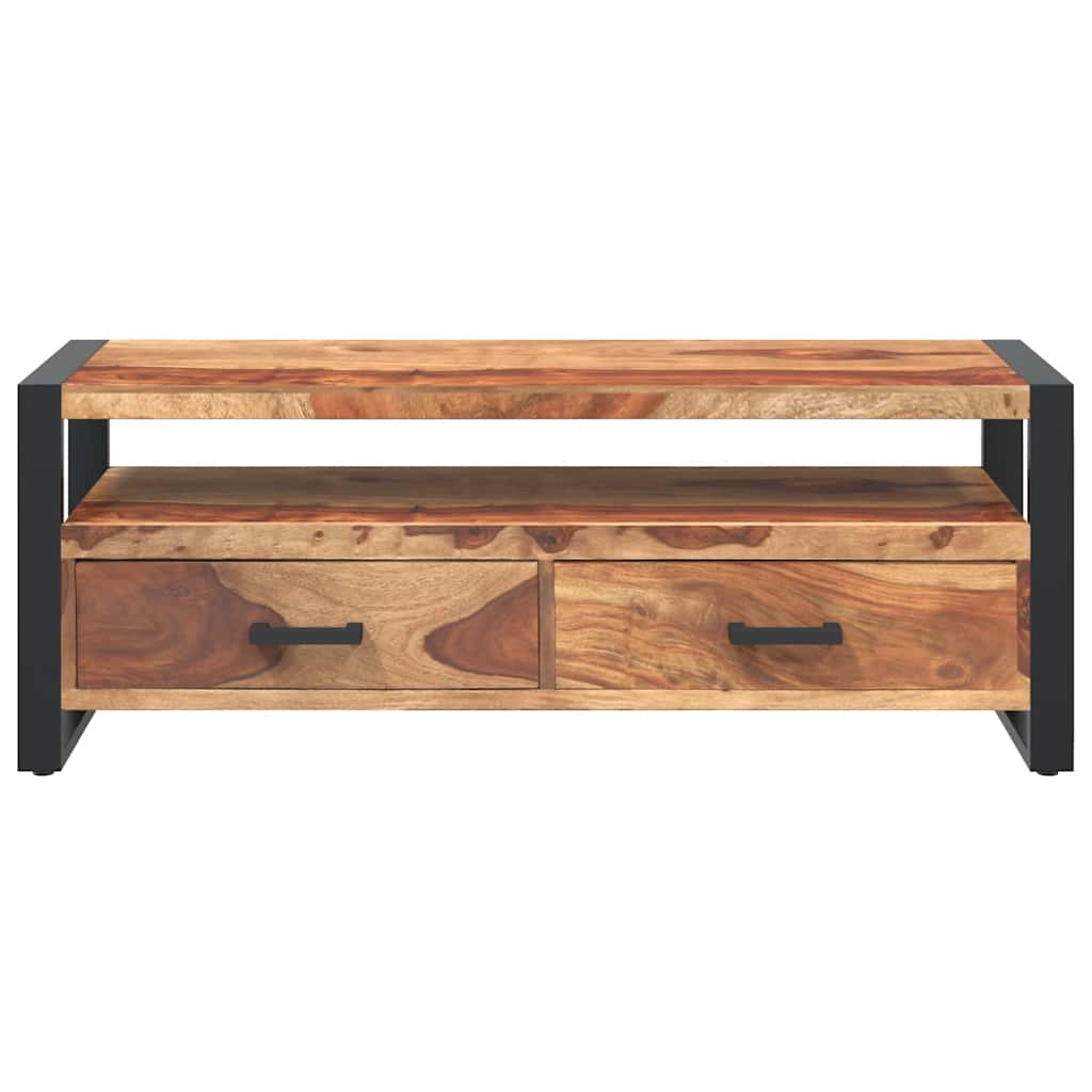 Mueble para TV madera maciza de acacia 120x35x45 cm