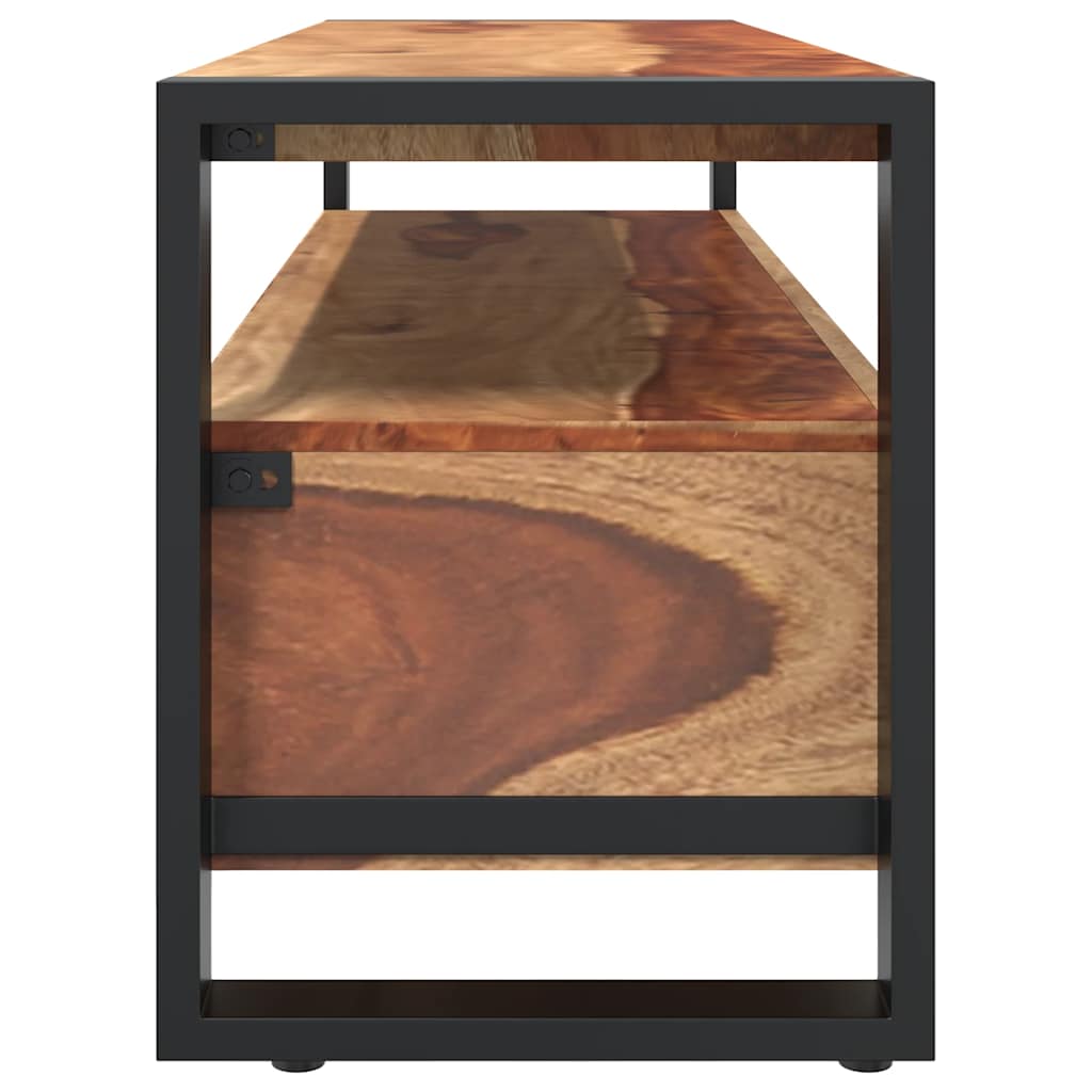 Mueble para TV madera maciza de acacia 120x35x45 cm