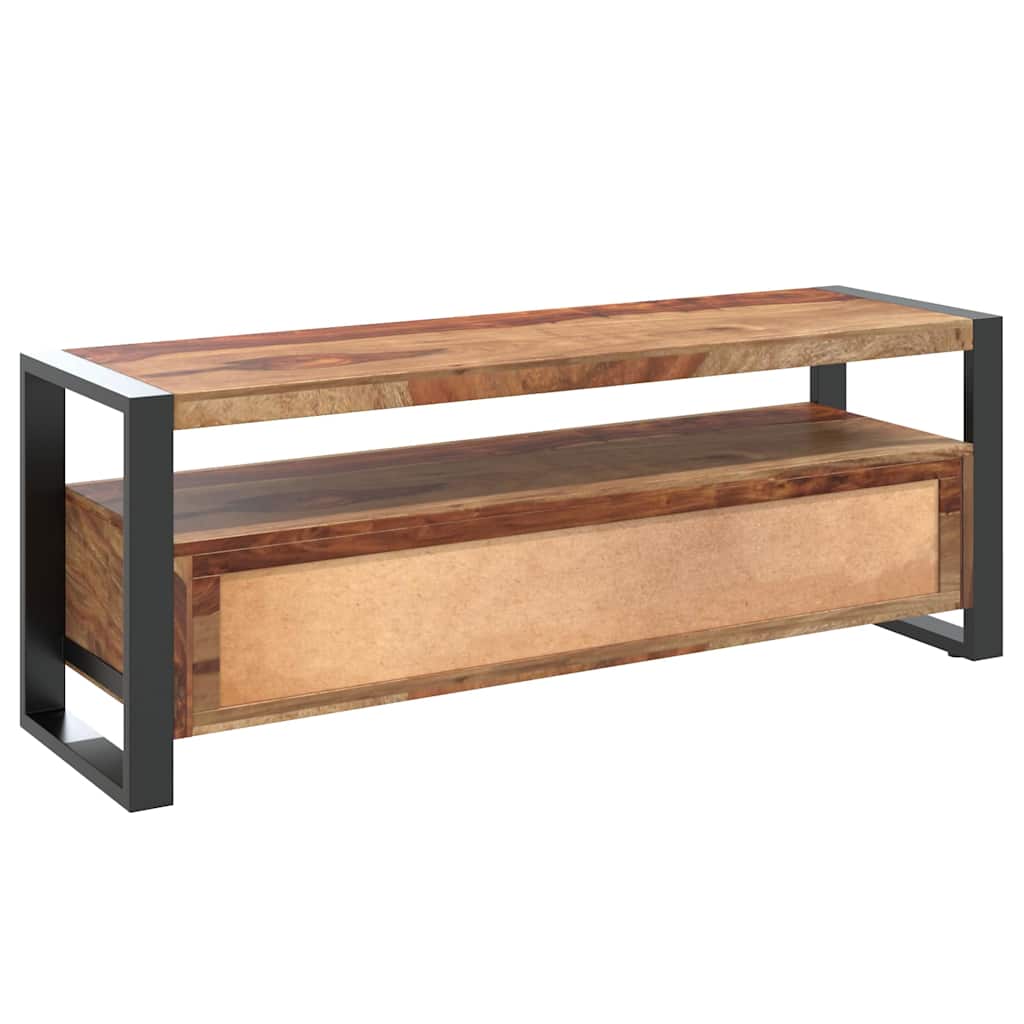 Mueble para TV madera maciza de acacia 120x35x45 cm