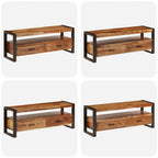 Mueble para TV madera maciza de acacia 120x35x45 cm