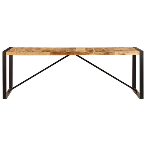 Solid mango wood dining table 220x100x75 cm