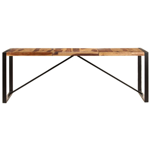 Dining table 220x100x75 cm solid acacia wood