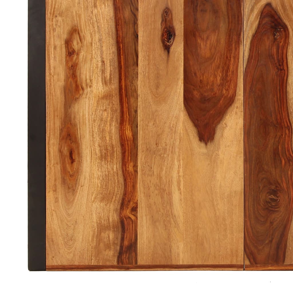 Mesa de comedor 220x100x75 cm madera maciza de acacia