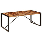 Mesa de comedor de madera maciza de acacia 200x100x75 cm