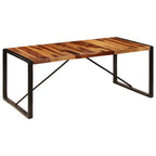 Mesa de comedor de madera maciza de acacia 200x100x75 cm
