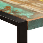 Mesa de comedor de madera maciza reciclada 180x90x75 cm