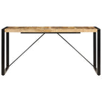Mesa de comedor de madera maciza de mango 160x80x75 cm